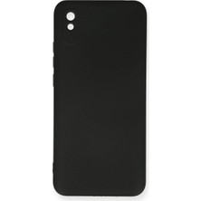 Aparim Xiaomi Redmi 9A Kılıf Nano Içi Kadife Silikon - Siyah