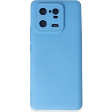 Aparim Xiaomi Mi 13 Pro Kılıf Nano Içi Kadife Silikon - Mavi
