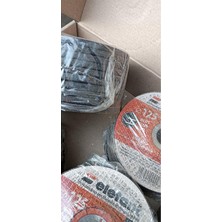 TemmuzX Metal Için Düz Kesme Disk Taşı (Inox) 125 * 6.0 * 22.23 (T29) Kutuda 10 Adet