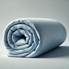 TemmuzX LASTIKLI%100 Pamuk Penye Çarşaf 180 x 200 Battal Boy Mavi, Renklibttl