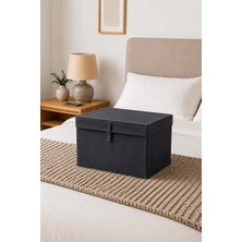 TemmuzX Çok Amaçlı Organizer Lüks Saklama Kutusu Düzenleyici Hurç (Mini Boy 40 * 30 * 26 Cm)