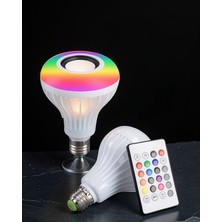 Hcc Trend Kablosuz Bluetooth Hoparlör LED Lamba Uczlambahoparlör3
