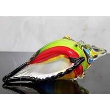 TemmuzX Murano Cam Renkli Deniz Kabuğu - 11X24CM