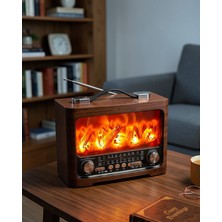 Hcc Trend Şömine Görünümlü Bluetooth Hoparlör UCZZZFP821-1