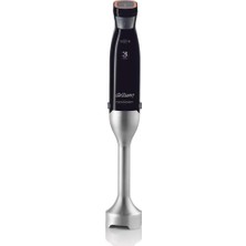 TemmuzX AR1052 Technoart El Blenderı, 1500 Watt, 6 Bıçak, Paslanmaz Çelik, Siyah