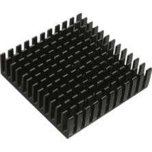 TemmuzX Peltier Uyumlu Alüminyum 4X4CM Soğutucu Siyah Renk