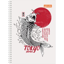 5 Adet Mynote Japan Sert Kapak Spiralli Defter A4 100 Yaprak Çizgili