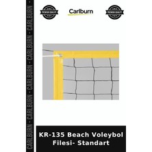 Carlburn Özel Üretim KR-135 Beach Voleybol Filesi- Standart Müsabaka Tatil Kamp
