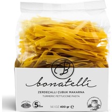 4 Adet Bonatelli Organik Zerdeçallı Çubuk Makarna 400 G