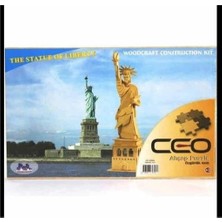 TemmuzX Özgürlük Anıtı 3D Ahşap Puzzle Maket