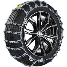 TemmuzX Lastik Zincirleri, Evrensel Kar Zincirleri, Büyük Zincir, Hızlı Takılabilir, Kolay KURULUM(235/50R18)