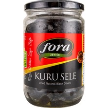 4 Adet Fora Doğal Kuru Sele Siyah Zeytin (321-350)