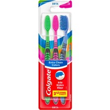 5 Adet Colgate Extra Clean Colors Orta Diş Fırçası