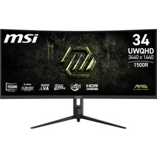 TemmuzX 34 Mag 342CQRF E20, Gaming Monitör, Uwqhd, 21:9, Curve 1500R, Rapid Va, 200Hz, 0.5ms (Gtg, Min.), Freesync Premium