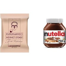 TemmuzX Türk Kahvesi 100GR X2 + Nutella - Kakaolu Fındık Kreması, 750 G X1