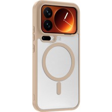 Microsonic Xiaomi 17 Pro Max Kılıf MagSmoke Neo Kahverengi