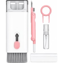 TemmuzX Tech 7'si 1 Arada Elektronik Temizlik Kiti - Klavye, Monitör, Cep Telefonu, Bluetooth, Kulaklık, Lego, Airpods Uyumlu, Bilgisayar Kamera Lensi T0EMIZL