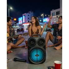 SDT Taşınabilir Bluetooth Hoparlör Mikrofonlu Rgb Işıklı 6.5 Inç UCZZZBT612SPEAKER-3