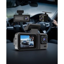 SDT 3 Kamera Araç Içi Dvr Kaydedici 1080P Uuczzzdvraraçiçikameraaa1