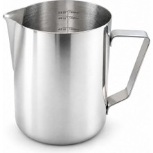 TemmuzX 201 Çelik 1500 ml Kahve Süt Köpürtme ve Latte Art Potu Sütlük Pitcher MT317