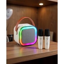 SDT 2 Mikrofonlu Kablosuz Karaoke Hoparlör UCZZZ2MİKROFONLUSPEAKER-5