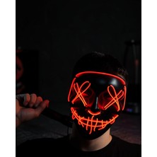 SDT LED Işıklı Neon Maske Uuczzzledmaskeeeeee3