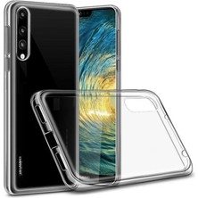 SDT Huawei P30 Lite Kılıf Lüx Şeffaf Silikon