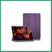 S'82 iPad Pro 11 (2024) Kılıf Tablet Smart Kılıf - Mor BZS82