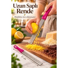 Mucit Home Limon Rendesi Paslanmaz Çelik Uzun Renkli Peynir Çikolata Portakal Rendesi 1 Adet