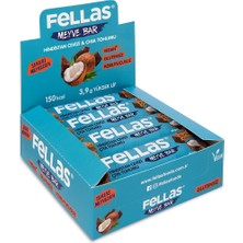 TeknoKapsül Fellas Meyve Bar, Chialı ve Hindistan Cevizli, 40GR x 12 Adet
