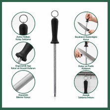 Vintessy Vıntessy Bıçak Bileme Taşı 30 cm Metal Askılı BZS01