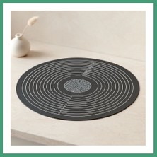 S'82 Yuvarlak Silikon Hamur Matı 45 cm - Ölçekli 190 G BZS82