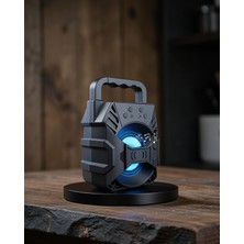 Hazal Boutique Taşınabilir Bluetooth Hoparlör Rgb Işıklı KT1057