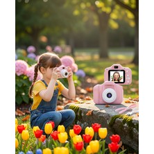 Hazal Boutique Şarjlı Mini Kamera Hd Video ve Fotoğraf Çekimli Uczzzçocukkamerasıpembe-12