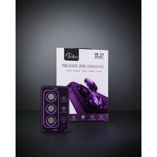 Hazal Boutique Samsung Galaxy S24 - Kamera Lens Koruyucu - Joko Pvd Metal - Derin Mor