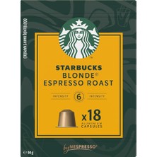 TeknoKapsül Nestlé Starbucks By Nespresso Blonde Espresso Roast Kapsül Kahve 18'li
