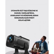 Beruflic Hdmı, USB ve Kulaklık Girişli Çoklu Bağlantı Seçenekli Projektör