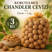 2026 Üreticiden Samsun Yerli Chandler Ince Kabuklu Ceviz Seçilmiş Kurutulmuş 3kg