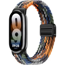 Marka Kolik Rongep Xiaomi Mi Band 10/9/8 ile Uyumlu Örgü Loop Kordon Manyetik Toka Mekanizmalı Yumuşak ve Konforlu Smart BAND10 Kordon Terletmeyen Hafif ve