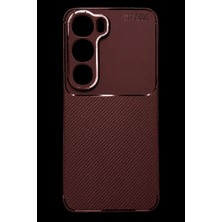 Sungur's Store Newface Vivo Y31 5g Auto Focus Karbon Kapak - Bordo