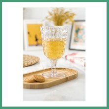 S'82 Allegra Şeffaf 6?lı Kadeh Bardak Seti 750 ml Akrilik Malzeme - Cam Değildir Kırılmaya Dayanıklı BZS82