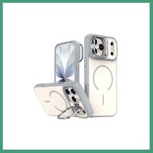 S'82 Joko iPhone 17 Pro Uyumlu Flexa Magsafe Kapak - Beyaz BZS82
