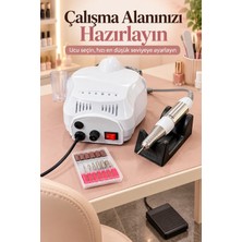 Marka Kolik Tırnak Şekillendirme Cihazı Değiştirilebilir Uçlu Elektrikli Törpü Seti - Lisinya