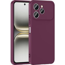 Royal Case Tecno Spark 40 Kılıf Içi Telefonu Çizmeyen Kadife Kaplı Dışı Soft Yapılı Esnek Lansman Kapak Ryc/mara
