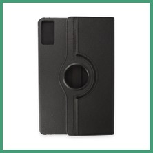 S'82 Redmi Pad Se Uyumlu Kılıf 360 Tablet Deri Kılıf - Siyah BZS82