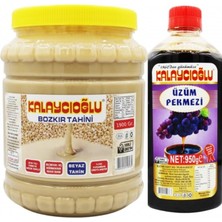 TemmuzX Kalaycıoğlu Bozkır Beyaz Tahin 1900 gr - Üzüm Pekmezi 950 gr