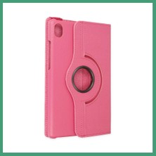 S'82 Samsung Galaxy X510 Tab S9 Fe 11 Kılıf 360 Tablet Deri Kılıf - Pembe BZS82