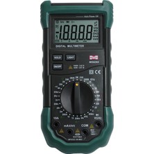 TemmuzX MS8265 LCD Dijital Multimetre Ac Dc Volt Amper Ohm Kapasitans Frequency Test Cihazı Metre Transistor Süreklilik Diyot Test By Mastech