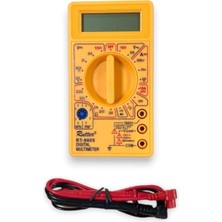 TemmuzX Tek-Iş DT-830D Dijital Multimetre – Modül Tip Avometre Voltaj Akım Direnç Ölçer Cihaz