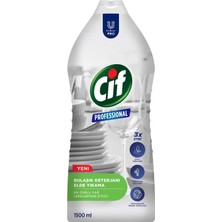 TemmuzX Profesyonel Bulaşık Deterjanı Elde Yıkama Yağ Leke Çıkarıcı 1500 ml
